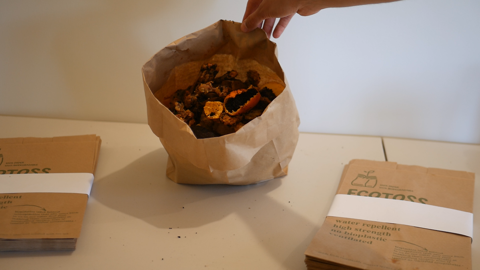 Durable food waste bag